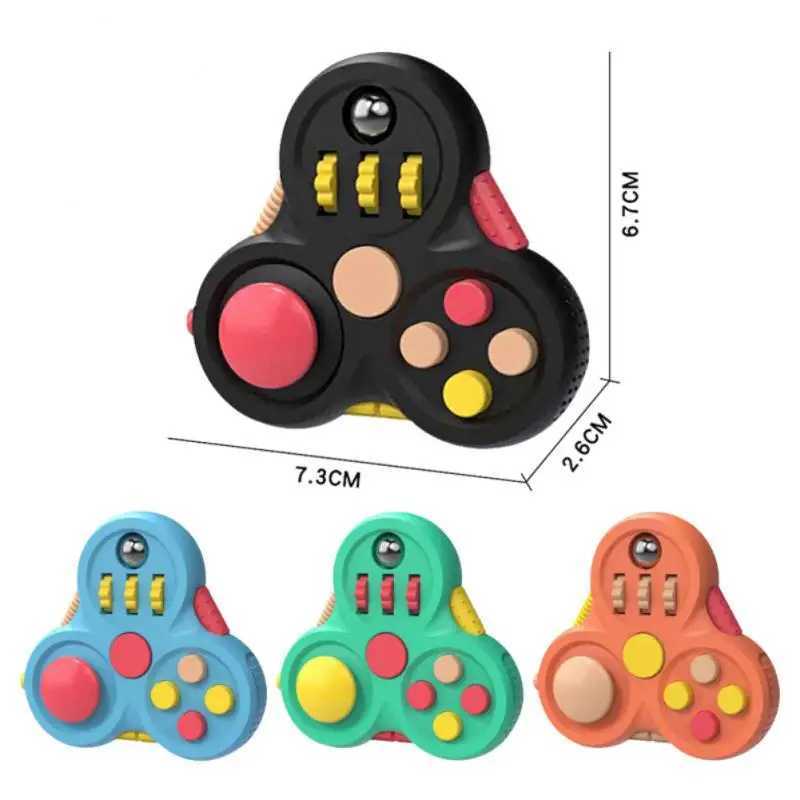 Descompresión juguete fidget almohadilla 10 en 1 juguetes inquietos antistress fidget paquete superior higuera juguetes a mano almohadilla de ansiedad relajante