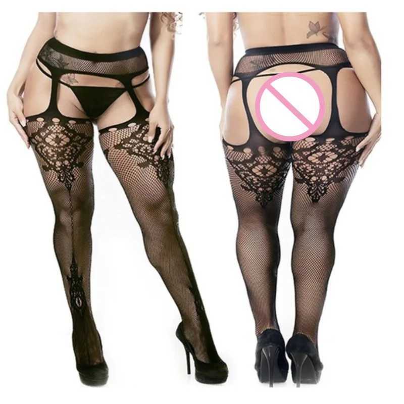 Sexy sokken dropshipping 5 stijlen mode vrouwen Suspender panty panty kousen 240416