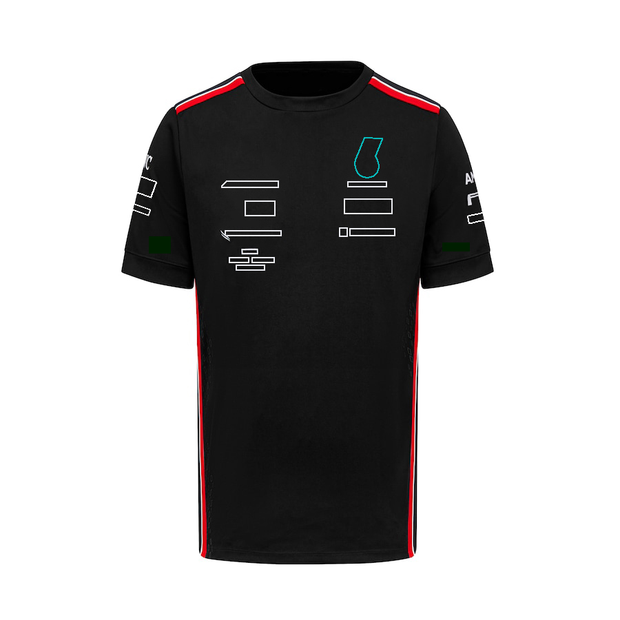 2023 Neues F1-Renn-Team Polo Shirt T-Shirt Formel 1 Fahrer Kurzarm T-Shirt Motorsport Fans übergroße Trikot-T-Shirts Custom