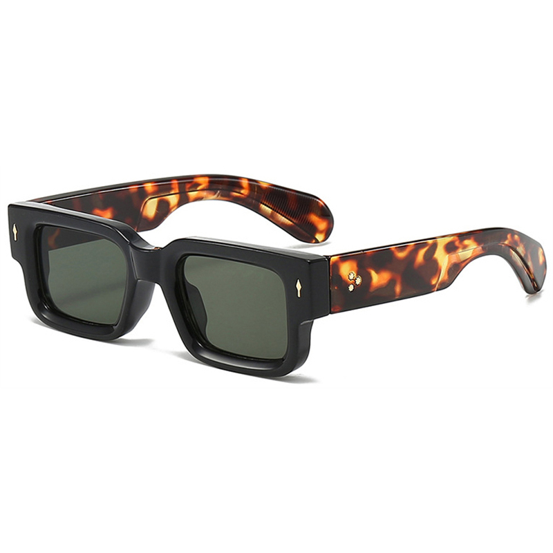 CB Zwarte vierkante zonnebril Men Vrouwen Steampunk kleine vlieger witte ontwerper retro tortoise rechthoek bril goggles gothic dikke y2k toekomstige cavallo bianco