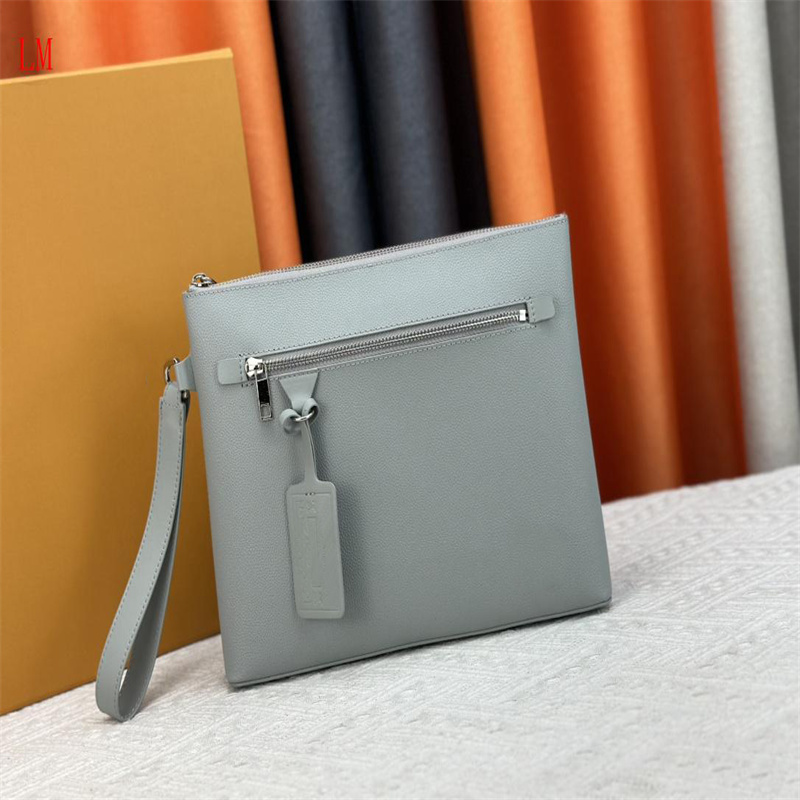 Designer Luxury bag Pochette IPAD 40504 Aerogram Clutch Bag Calf BK Hardware Bag Best Quality