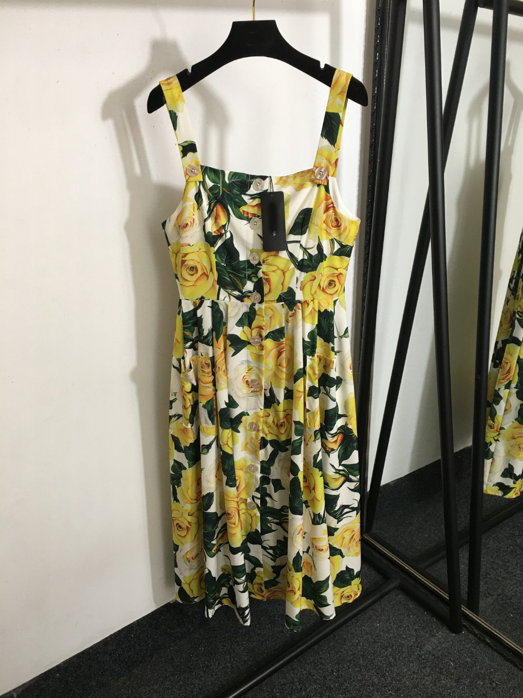 Vestidos de pista de verão para feminino designer de moda estampa floral espaguete com cinta de estampa sexy férias de férias de férias de praia