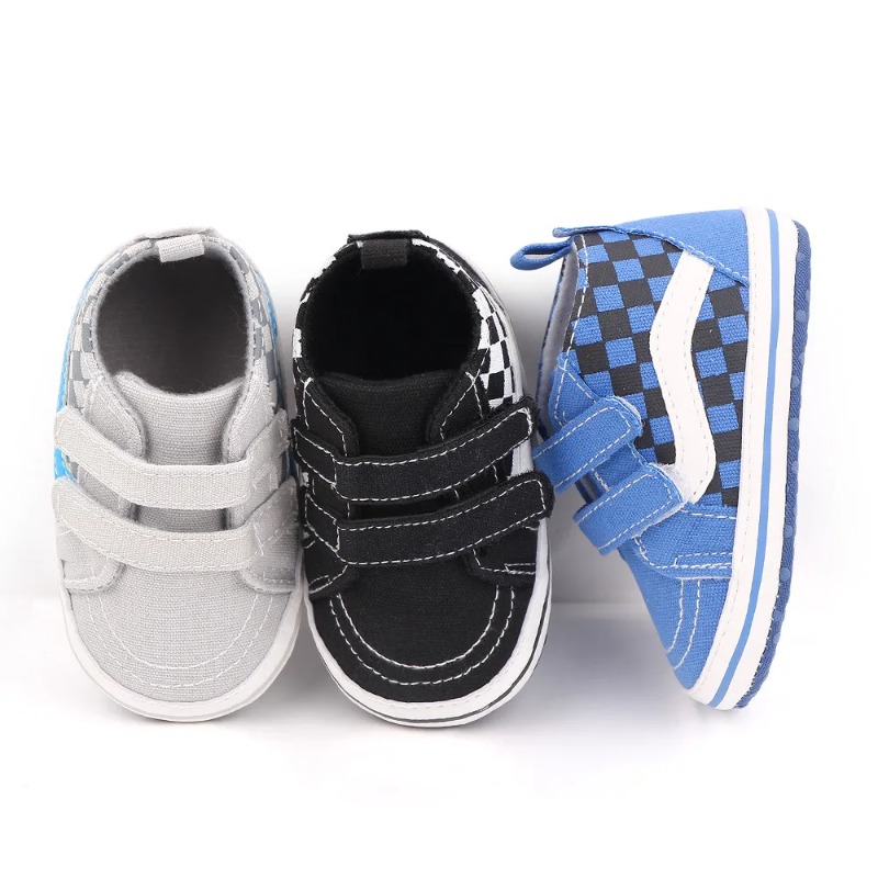 2024 New Shoes Boys Girls First Walker Baby Soft-soled Kids PU Prewalker Sneaker Flats Toddler Shoes