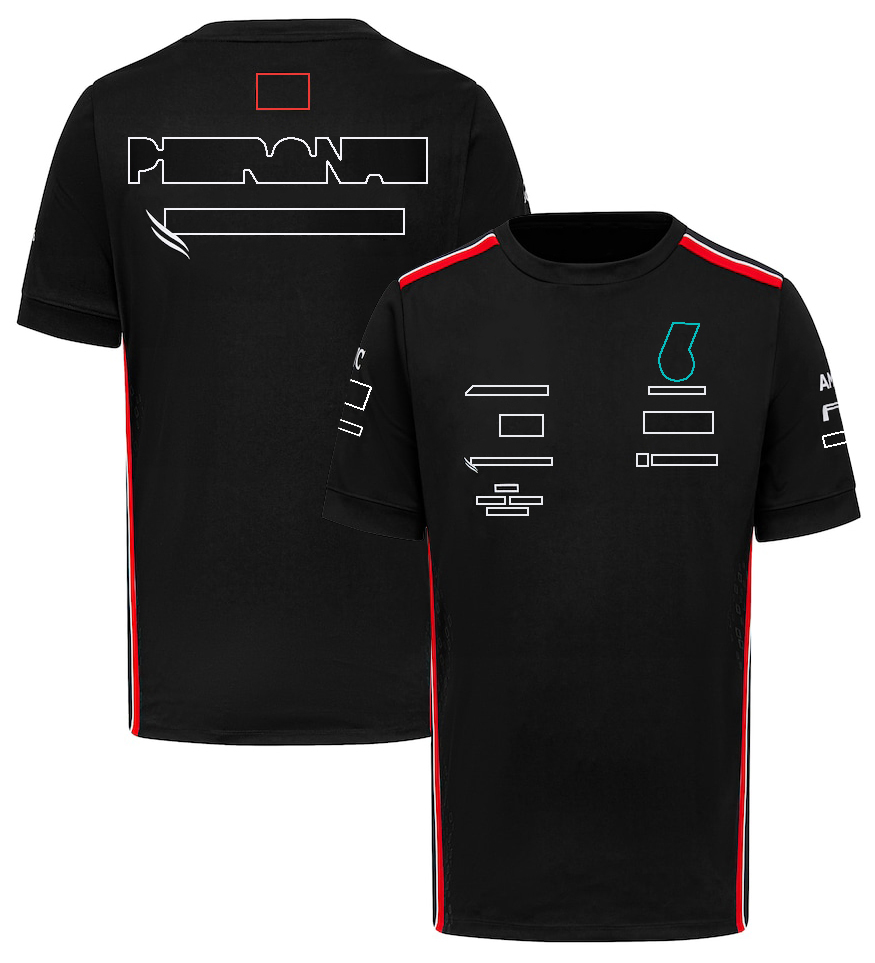 2023 Neues F1-Renn-Team Polo Shirt T-Shirt Formel 1 Fahrer Kurzarm T-Shirt Motorsport Fans übergroße Trikot-T-Shirts Custom