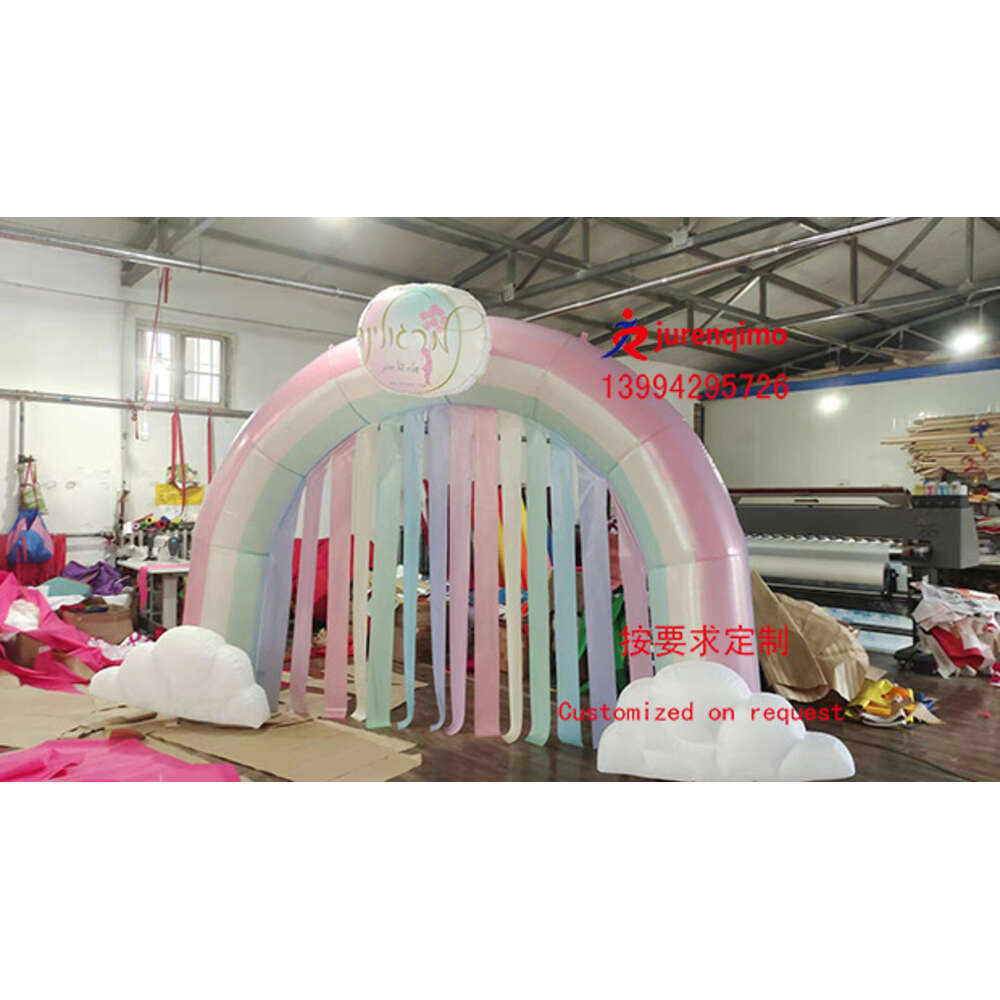 Mascot Costumes Iatable Arch, Rainbow Door, and Beautiful Scenery, Customized by Manufacturers