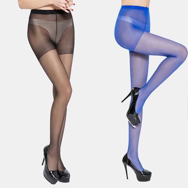 Sexy Socks Color Transparent Ultrathin Candy Color Sexy Women Tights Mulheres Meias Pantyhose Collants Stockings Hosiery Underwear 240416