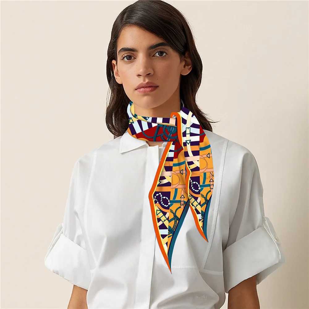 Łańcuchy szalowe z nadrukiem Diamond Scalf Salif Womens Luksusowa marka szalika chusta na głowę modny damski szalik szyi shawll2404