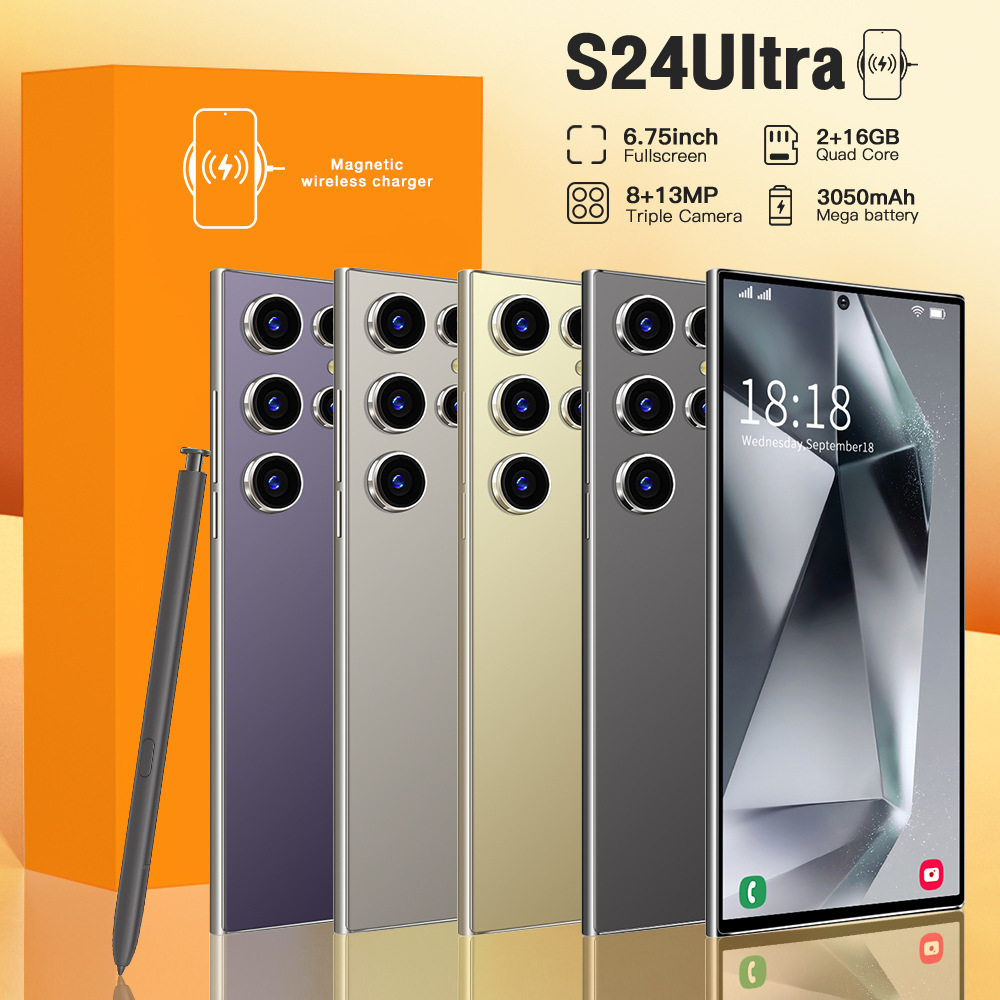 6,75 дюйма S24ULTRA 2 ГБ 16 ГБ OCTA CORE 3G Смартфон