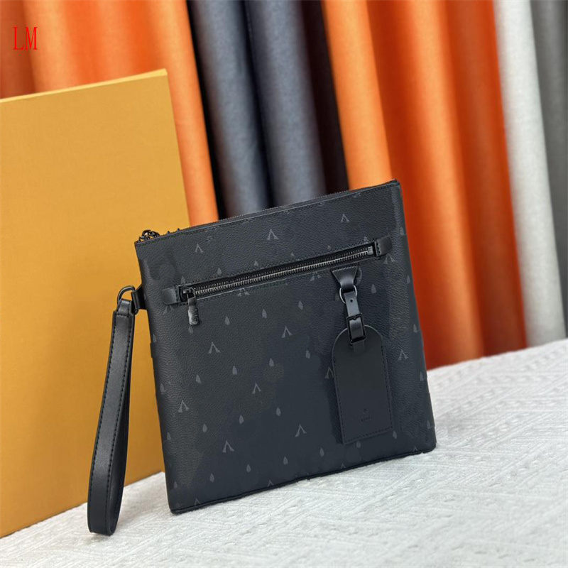 Designer Luxury bag Pochette IPAD 40504 Aerogram Clutch Bag Calf BK Hardware Bag Best Quality