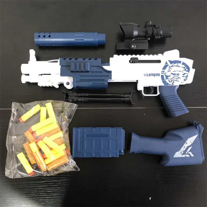 3efp pistolet toys eva shell ejection m416 Soft Bullet Toy Gun Sniper Rifle Manual Chargement Boys Toy Gun CS Fighting Game Aldult Gift 240417