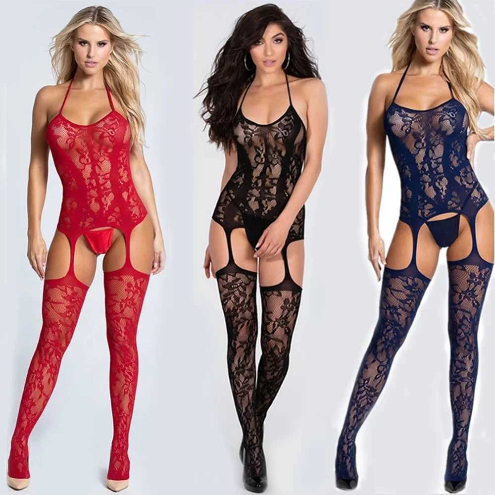 Meias sexy mais calças justas de lingerie sexy de lingerie sem torcida Mulheres trajes sexy