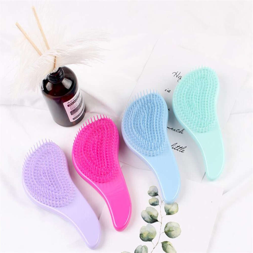 Новый цвет конфеты Magic Antistatic Ride Handling Tangle Deangling Malcrage Massage Massage Comb Salon