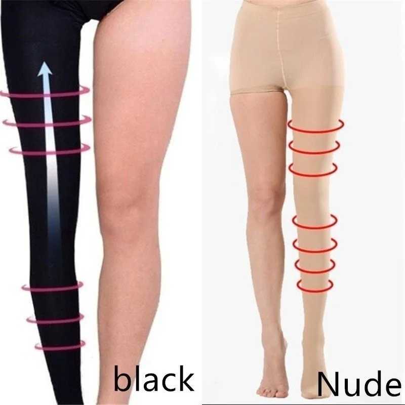 Sexy Socken Frauen schlanke Strümpfe Therapeutische Rehabilitation Shaper Dünne Kompression Strumpfhose Lycra Komprimierung Strumpfhosenbeinbein forming Strumpf 240416