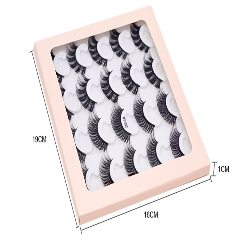 wholesale 25mm fluffy Volume Soft Thick Handmade Natural Faux Mink False Eyelashes lashes extention with Pink Gift box