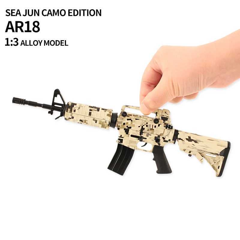 Pistolet toys alliage démonté jouet arme arme ar15 fusil en métal pistolet ak47 awm modèle chaud valeur tir extérieur assemble pour les enfants adultes cadeau 240417