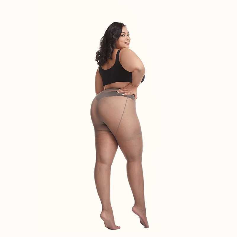 Calzini sexy bonas 15d xxxl ultrasottili trasparenti collant di elasticità del collant trasparente calze da donna in nylon resistenti alle lacrime 240416