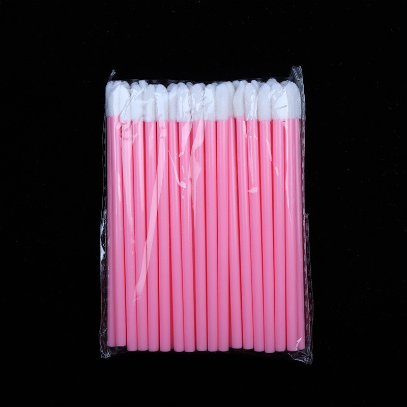 wholesale /bag Disposable Lip Brush Set Cotton Swab Mascara Wands Lash Lipstick Cleaning Eyelashes Brush Applicators