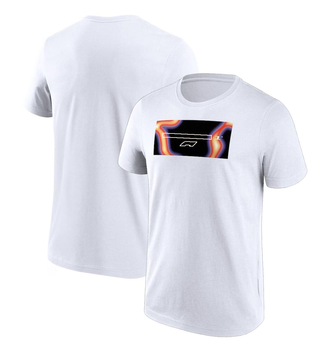 2024 F1 Formule 1 Costume de course Édition d'équipe T-shirt Round Nerk T-shirt Les manches courtes masculines d'été peuvent être personnalisées.