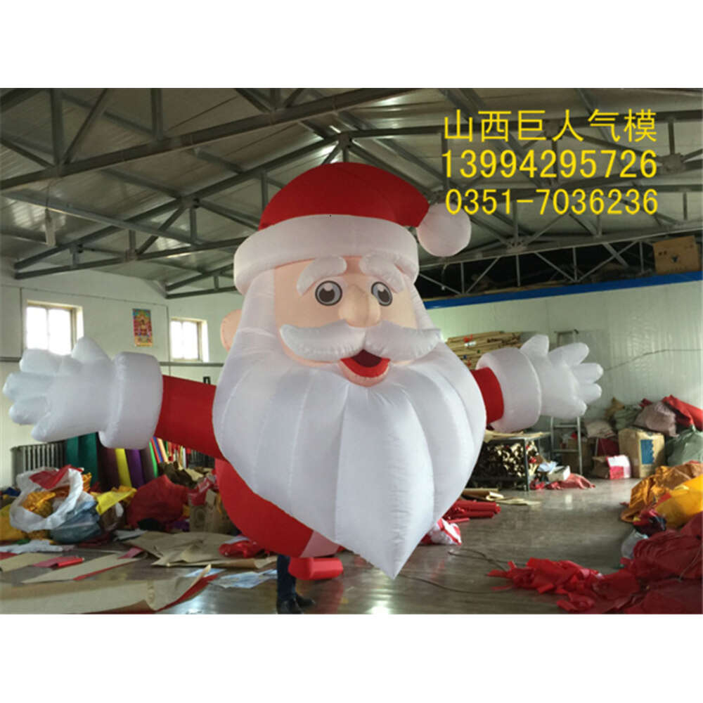 Mascot Costumes Iatable Hot Sale Advertisement Santa Claus Iatable Model