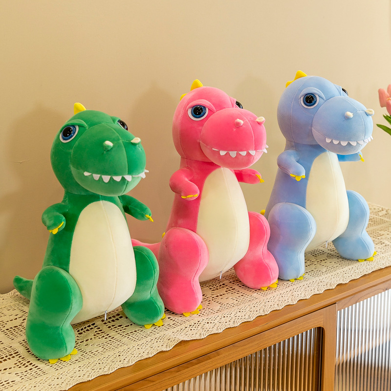 新しいTyrannosaurus Rex Plush Toy Doll Children's Gift Boy Dinosaur doll Big Eyed Dinosaur Pillow Wholesale