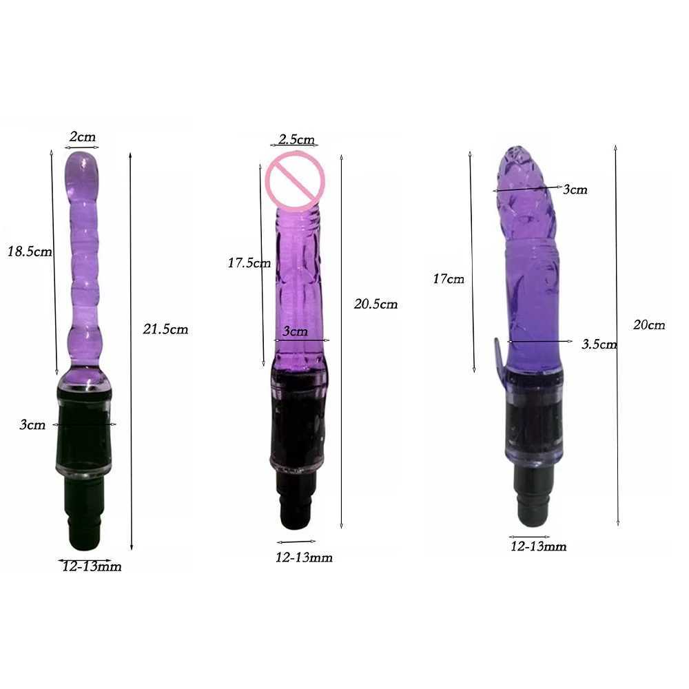 Vibratoren Fußmassagepistole mit starkem Aufprallvibrator für echte und gefälschte Penis -Headsl2403L2404