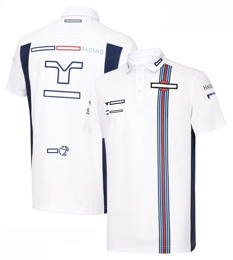 T-shirt 1 T-shirt Nouvelle saison F1 T-shirts Polo Polo Drive revers Racing Jersey Racing Sport Fans de manche courte décontractée pour hommes