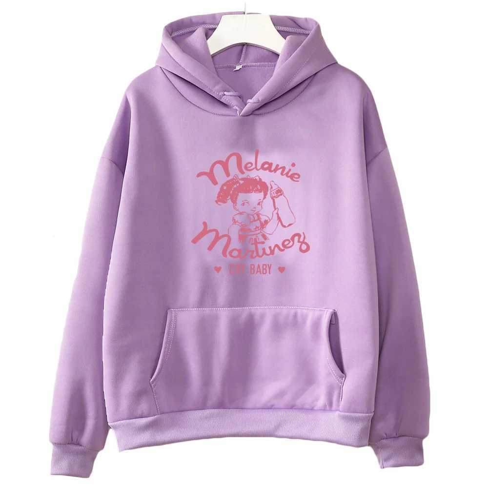 Kvinnors hoodies tröjor Melanie Martinez Portals Tour Sweatshirts Women Autumn Loose Clothoon Graphic Hoodie Kawaii Hoody Ovesised Casual Tops 240413