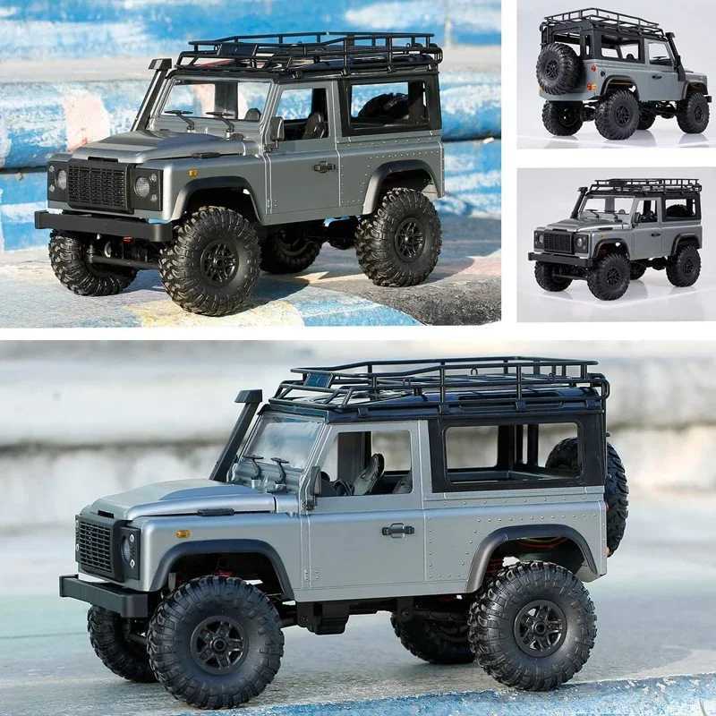 Diecast Model Cars RC CAR 1/12 Scale Land Rover Off Road Vehicle Model MN99-99S 2.4 GHz Fjärrkontroll 4WD All Terrain Climbing Car Toy J240417