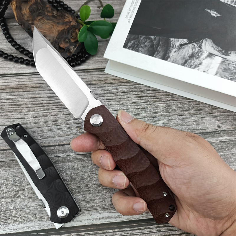 Tannocchi di pieghe da tasca da esterno in stile russo D2 Blade in acciaio G10 Geste da caccia la pesca in campeggio Multi EDC Tools Regalo di Natale