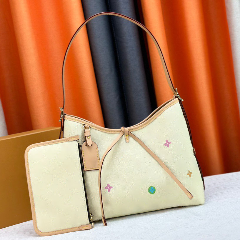 Дизайнеры высококачественная сумочка женщин на плече сумки классические сумочки роскошная кожаная кожа семь цветов цветочные тота