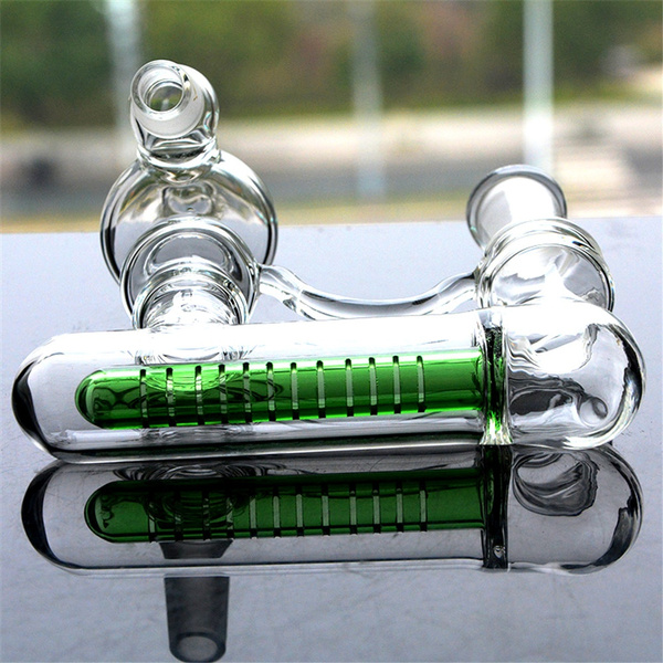 Schuine gewricht diffundeerde inline Ashcatcher in 14 mm of 18 mm voor waterpijpen met waterpijpen rookbongbers en percolator perc asvanger