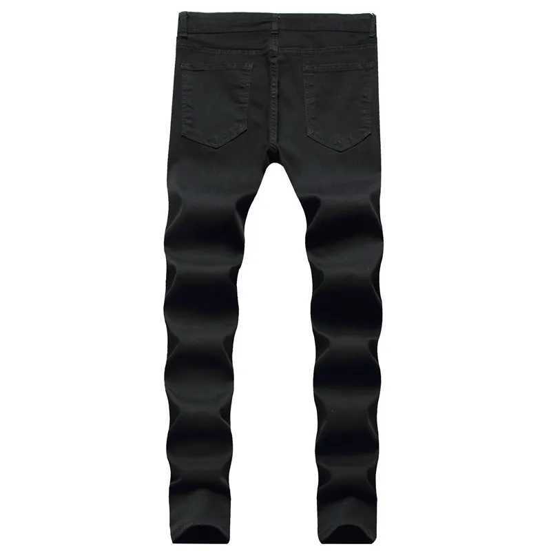 Jeans pour hommes en détresse petite jambe pour le pantalon pour hommes