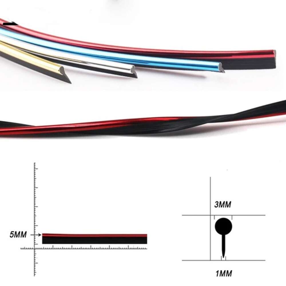 Nouveau 10m Style Universal Car Striangs de décoration intérieure Détaches Détachement GAUT AUTOS DESSIN DES DONSSAGE DES PORTE DE DONSECT