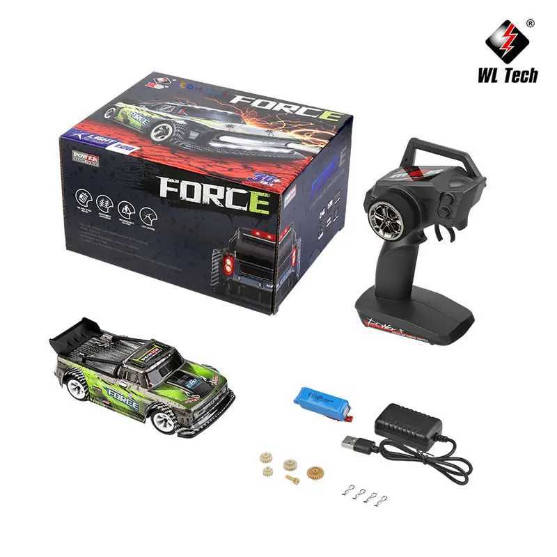 Auto modello Diecast Wltoys 284131 1 28 4WD 2,4G Mini RC Racing ad alta velocità OFF ROAD REMOTE CONTROLLO LED LIGHT DRIFT TRUCK GIOCHI GIOCHI GIOCHI GIOCHI J240417