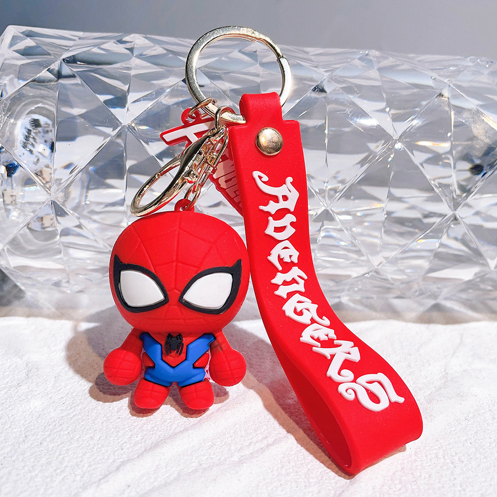 Fashion Cartoon Movie Character Keychain Rubber And Key Ring For Backpack Jewelry Keychain 084027