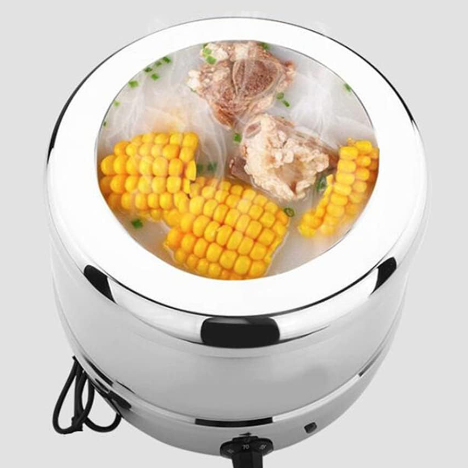 SB6000S Soup de bouillie Souple, acier inoxydable 10.5 QT COMPTOP Food Kettle chauffant