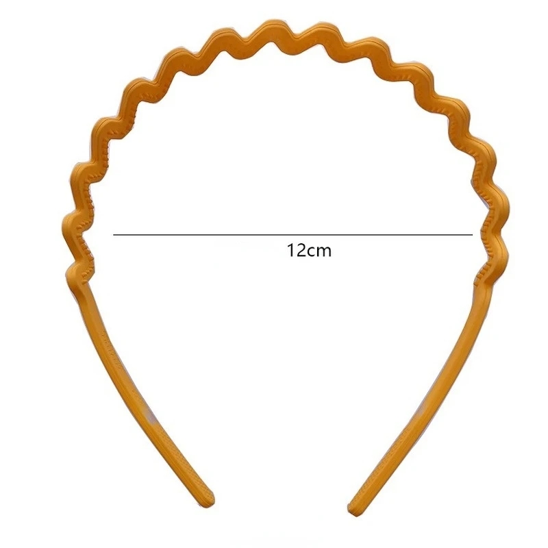 11 adet kadınlar için moda saç bantları plastik saç çember zarif dalgalı buzlu buzlu kaymaz çerçeve kızlar kafa bandı saç aksesuarları saç bandı yeni
