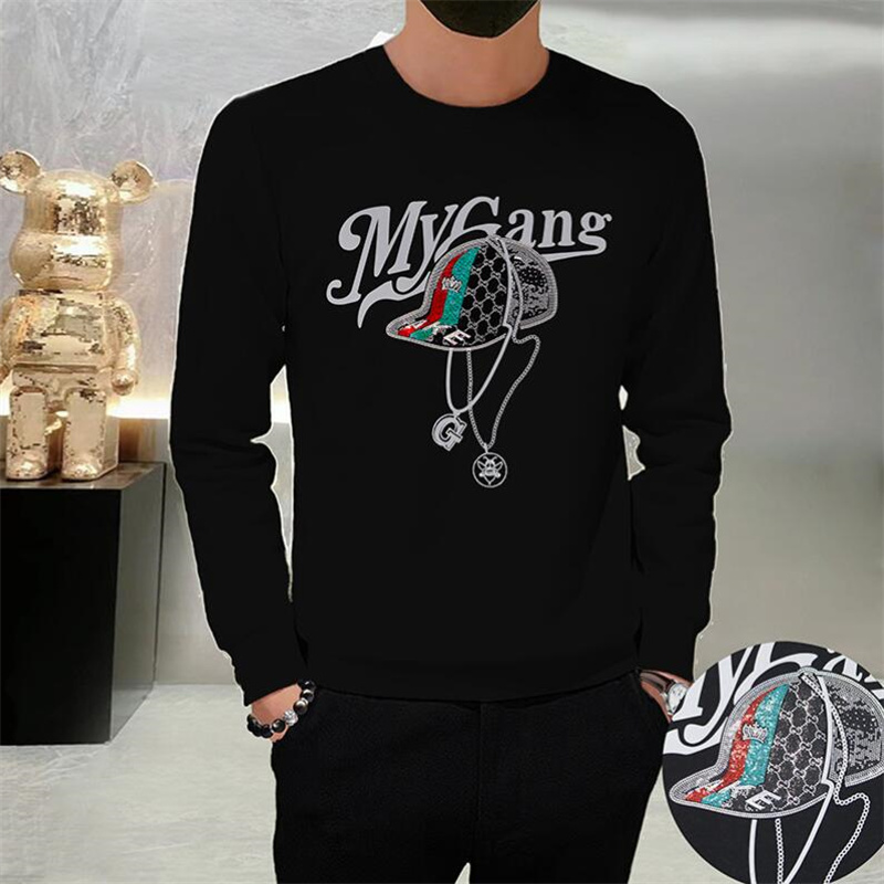 2024 Mens Hoodies Sweatshirts Tasarımcı Mektup Marka Erkekler Marka Vahşi High Street Casual Bahar Sonbahar Amerikan Gevşek Çift Kapşonlu Kazak T Shirt Giysileri Üst M-4XL