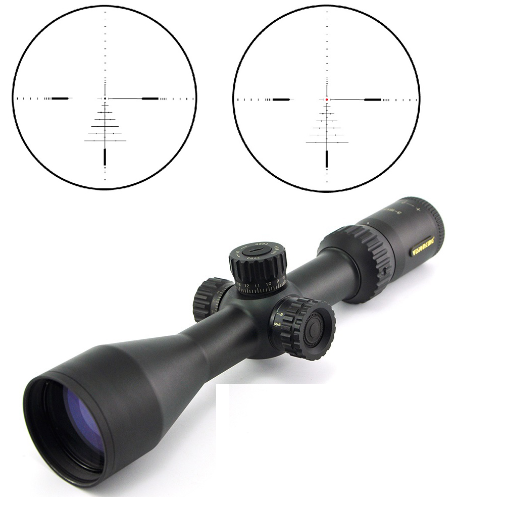 ビジョンキーキング3-18x50 FFPライフルスコープタレットロック戦術長距離スナイパー照明ファーストフォーカスプレーンハンティングスコープエアソフト光学視力.223 .308