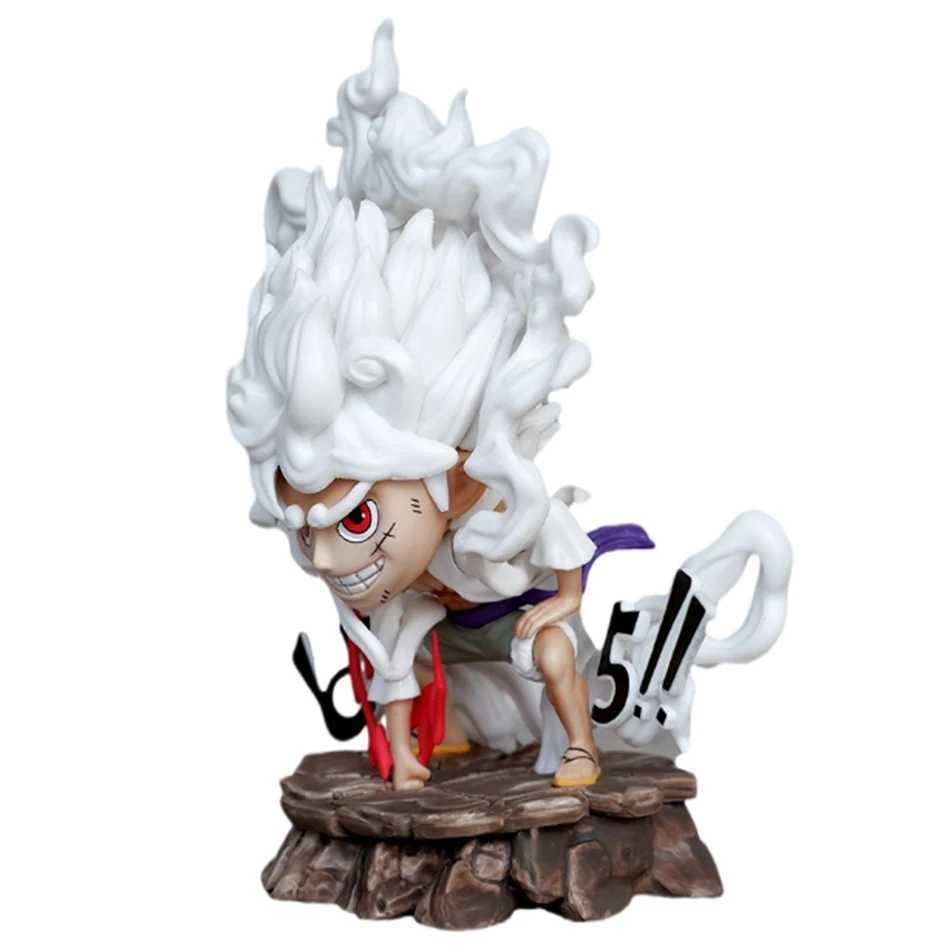 Figuras de brinquedo de ação 15 cm de uma peça figura nika luffy engrenagem 5 joy menino figuras estátua anime figure modelo de decoração de boneca coleta de brinquedos presentes