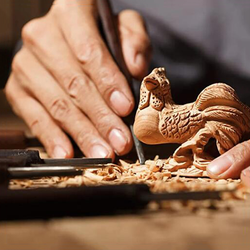 Ferramentas de artesanato inteiras Blocks de escultura de basswood