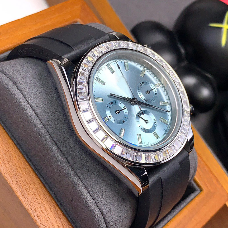 Reloj para hombres relojes de diseño mecánico automático de 40 mm de zafiro de brazalete