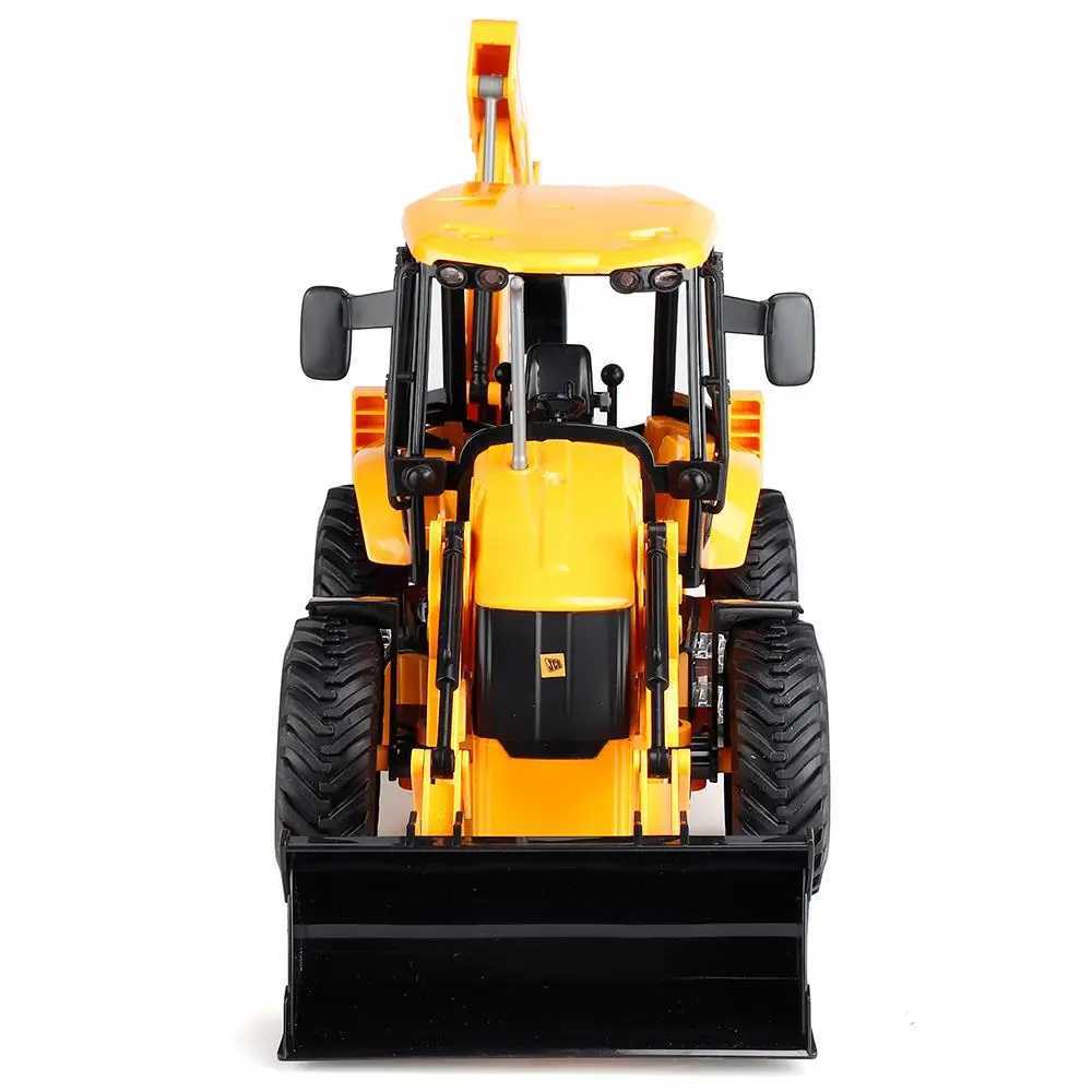 Duecast Model Cars Double E E589 RC Backhoe Carroer 1 20 Excavadeira Controle remoto Veículo Engenharia de veículos TROOLER TRAILHO DE TRAILHO DE TRAY J240417