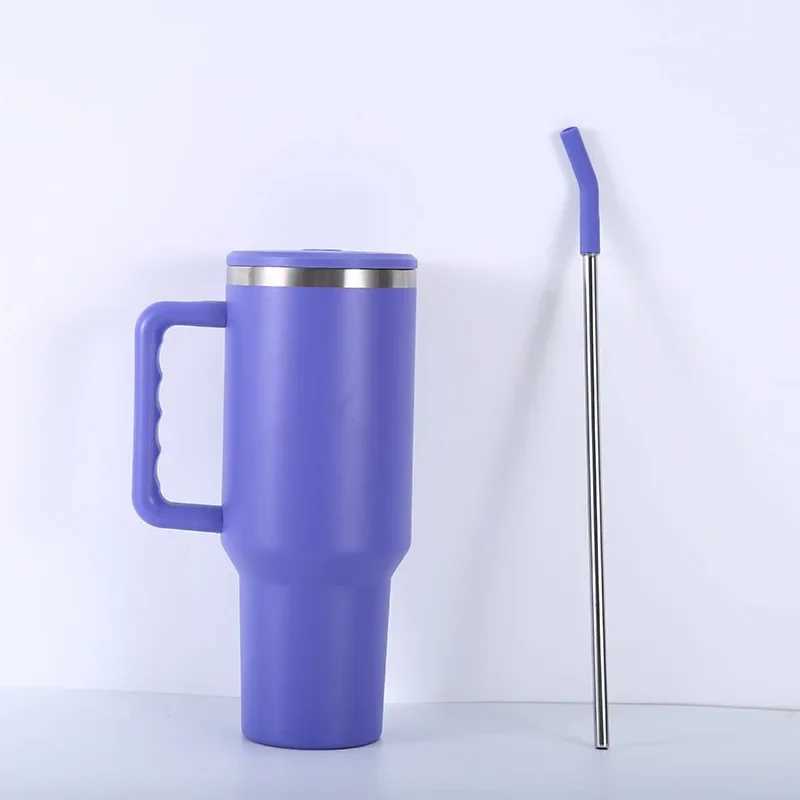 Canecas de alta capacidade de aço inoxidável garrafa de copo de canção Thermo para copo de café Preservação de calor 40oz Caneca Térmica Travel Caneca Térmica 240417