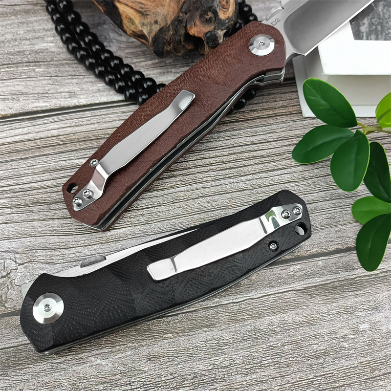 Russische Stil Outdoor Tasche Klappmesser D2 Stahlklinge G10 Griffe Camping Jagd Fischerei Multi -EDC -Werkzeuge Weihnachtsgeschenk