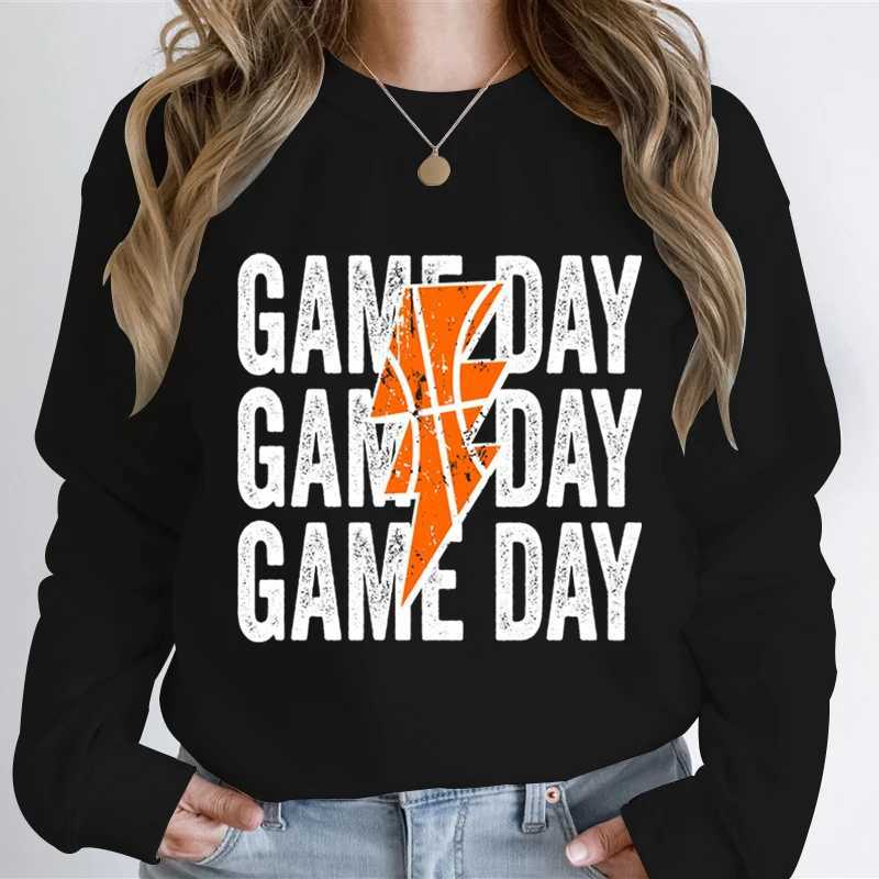 Women's Hoodies Sweatshirts Harajuku Fashion Hoodies Game Day Flash Sweatshirts Women Men Hip Hop Casual Long Sleeves Fashion Tees Game Day Fashion Hoodies 240413