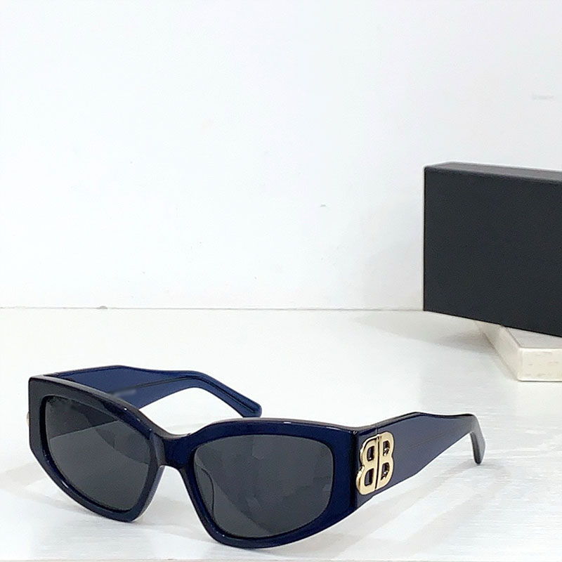 Modedesigner män och kvinnor solglasögon designad av modedesigner BB0321s full struktur super bra uv400 retro full ram solglasögon med glasögon fodral