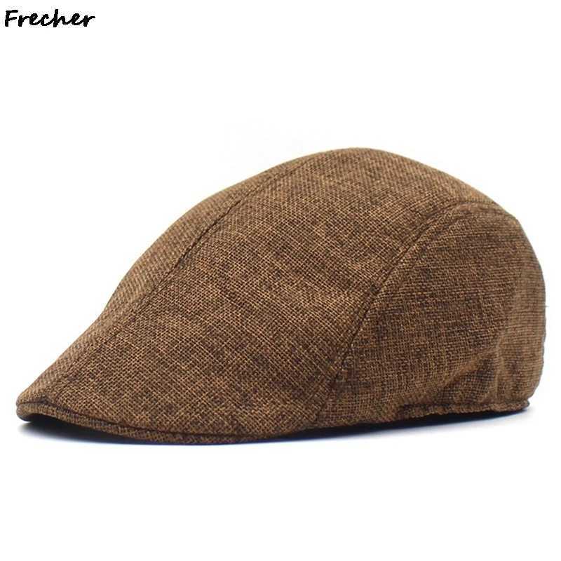 Bérets STYLE Men Berets 2021 Spring Autumn Automne Casual Street Newsboy Hat Retro England Hat Wild Wild Octogonal Cap Fashon Caps D24417