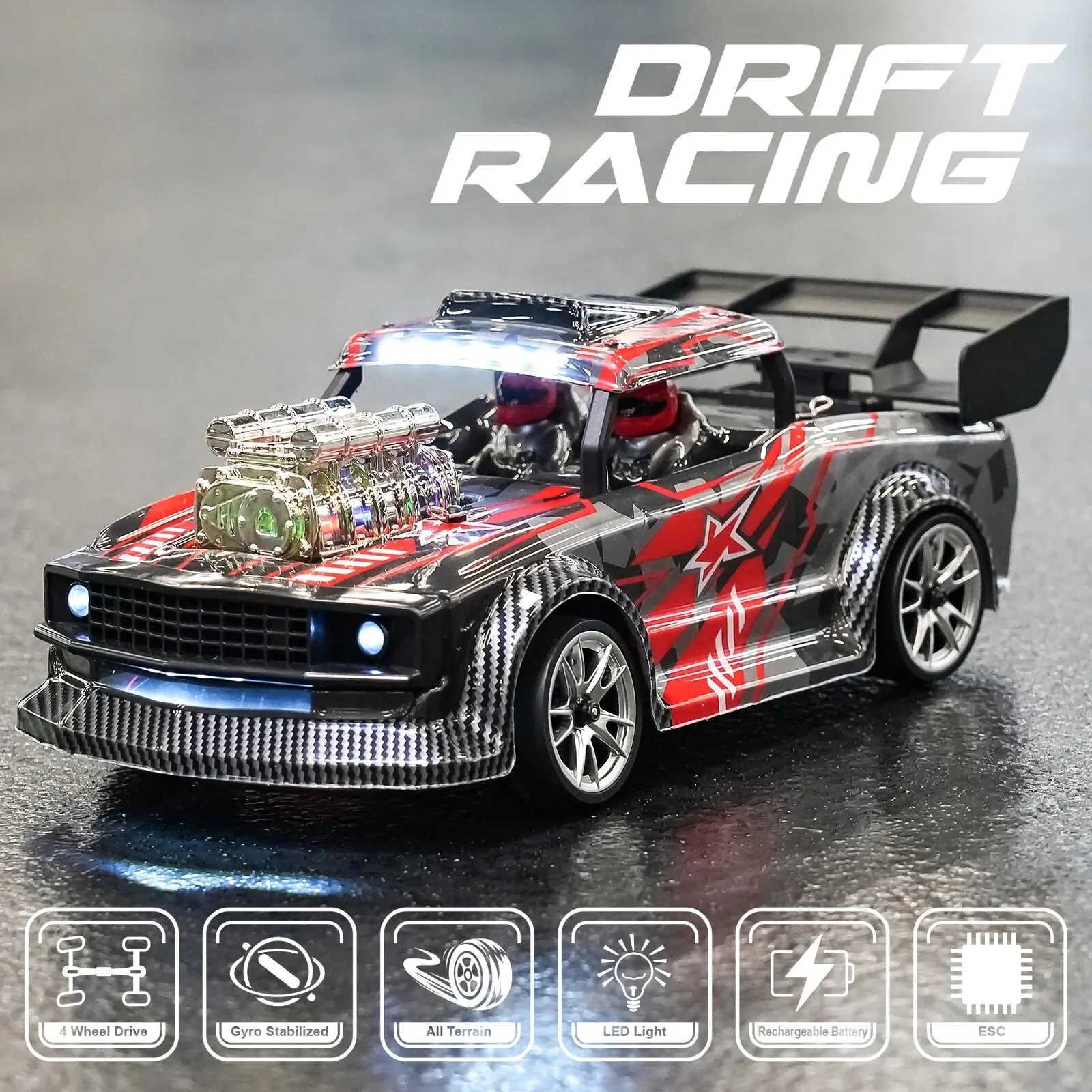 Diecast Model Cars High speed drift death competition toy car with a speed of 30 kilometers hour 2.4GHz control range of 80 meters collision resistant J240417