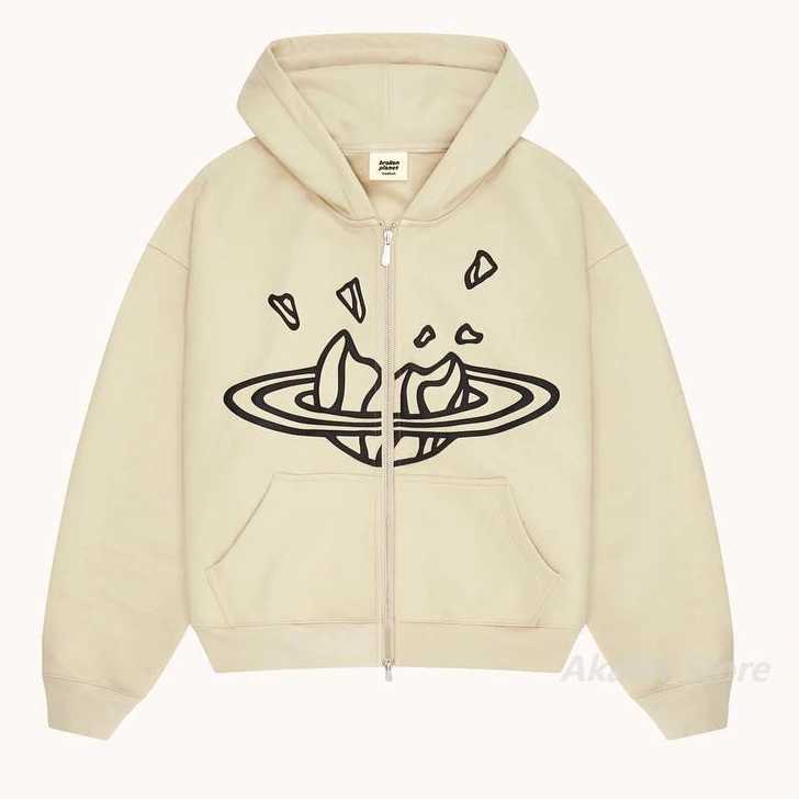 Женские толстовка толстовок Harajuku Broken Planet Print Hoodies Женщины негабаритная капюшона уличная одежда хлопчатобумажная капля Goth Whothirt Женщины пары Y2K Одежда 240413